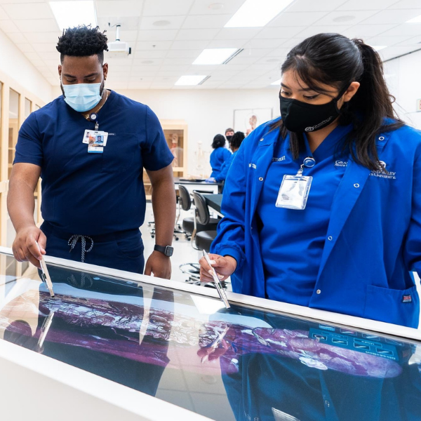 Students utilize advanced simulation technology and interactive laboratories in the new Daniel and Pamella DeVos Center for Interprofessional Health